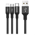 Nillkin Swift 3-in-1 Cable - Lightning, USB-C, MicroUSB