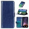 Nokia G60 Wallet Case with Magnetic Closure - Blue