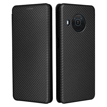 Nokia X10/X20 Flip Case - Carbon Fiber