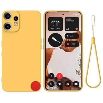 Nothing CMF Phone 2 Pro Liquid Silicone Case with Hand Strap - Yellow