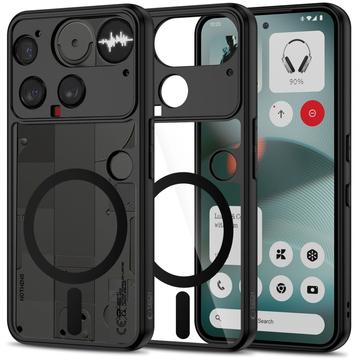Nothing Phone (3) Tech-Protect Magmat Case - MagSafe Compatible - Black / Clear