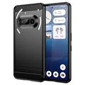 Nothing Phone (3a) Brushed TPU Case - Carbon Fiber