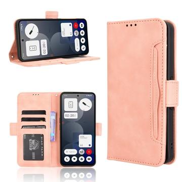 Nothing Phone (3a) Pro Cardholder Wallet Case - Pink