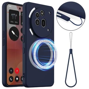 Nothing Phone (3a) Pro Liquid Silicone Case - MagSafe Compatible - Dark Blue