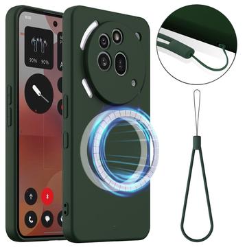 Nothing Phone (3a) Pro Liquid Silicone Case - MagSafe Compatible - Dark Green