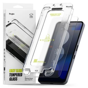 Nothing Phone (3a)/(3a) Pro Ringke Easy Slide Tempered Glass Screen Protector - 2 Pcs. (Open Box - Excellent)