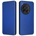 OnePlus 12 Flip Case - Carbon Fiber - Blue