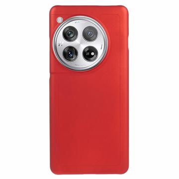 OnePlus 12 Rubberized Plastic Case - Red