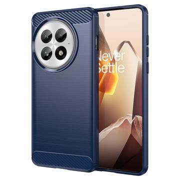OnePlus 13 Brushed TPU Case - Carbon Fiber - Blue