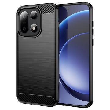 OnePlus 15 Brushed TPU Case - Carbon Fiber - Black