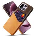 OnePlus 15 KSQ Case with Card Pocket - Orange