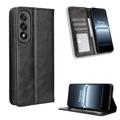 OnePlus Ace 5 Ultra/Nord 5 Retro Wallet Case with Magnetic Closure - Black