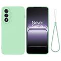 OnePlus Nord 5 Liquid Silicone Case with Hand Strap - Green