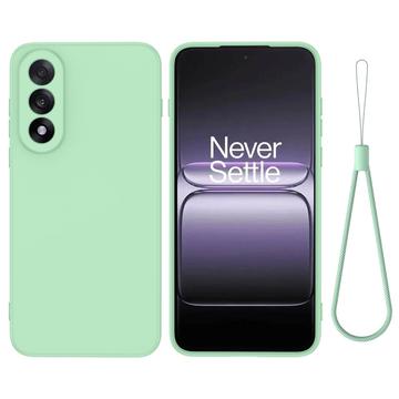 OnePlus Nord 5 Liquid Silicone Case with Hand Strap - Green