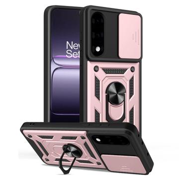 OnePlus Nord 5 Rotary Ring Hybrid Case with Camera Shield - Rose Gold