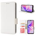 OnePlus Nord N300 Wallet Case with Magnetic Closure - White