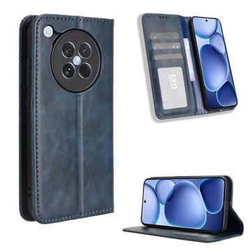 Oppo Find X8s Retro Wallet Case with Magnetic Closure