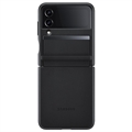 Samsung Galaxy Z Flip4 Flap Leather Cover EF-VF721LBEGWW - Black