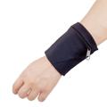 Universal Running Armband with Wrist Wallet - Black
