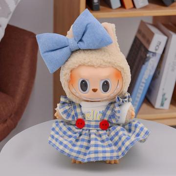 Outfit Set for Labubu Doll 17cm - 3 Pcs. - Dress Outfit