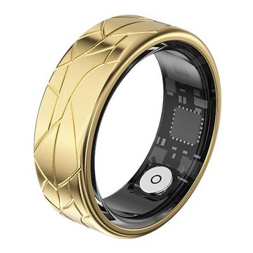 PX02 Crack Design Multi-Function Smart Ring with Photo Control - Size: 18.2mm