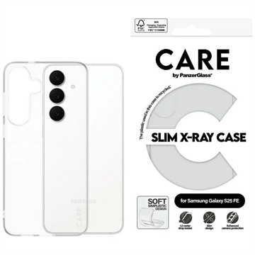 Samsung Galaxy S25 FE PanzerGlass Care Fashion Slim X-Ray Case - Transparent