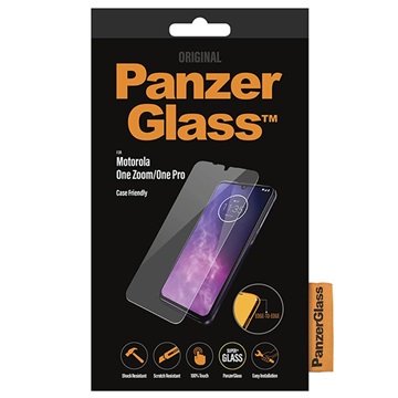 PanzerGlass Case Friendly Motorola One Zoom Screen Protector - Clear