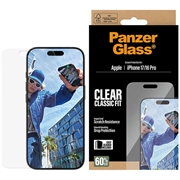 iPhone 17/16 Pro PanzerGlass Classic Fit EasyAligner Tempered Glass Screen Protector - 9H