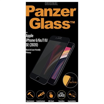 PanzerGlass Privacy Case Friendly iPhone 6/6S/7/8/SE (2020)/SE (2022)  Screen Protector - Black