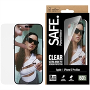 iPhone 17 Pro Max PanzerGlass Safe Ultra-Wide Fit Tempered Glass Screen Protector - 9H - Clear