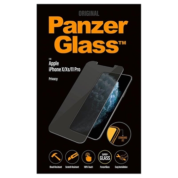 PanzerGlass Standard Fit Privacy iPhone 11 Pro/XS Screen Protector