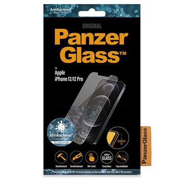 PanzerGlass iPhone 12/12 Pro Tempered Glass Screen Protector - Transparent