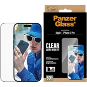 iPhone 17 Pro PanzerGlass Ultra-Wide Fit EasyAligner Screen Protector - Black Edge
