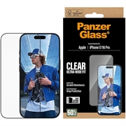 iPhone 17/16 Pro PanzerGlass Ultra-Wide Fit EasyAligner Screen Protector - Black Edge