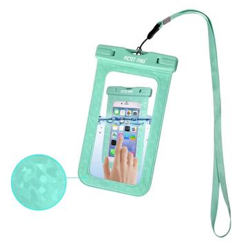 Pictet.Fino RH13 Universal Waterproof Case - 6.5" - Cyan