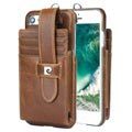 iPhone 7/8/SE (2020) Pierre Cardin Leather Case - Brown