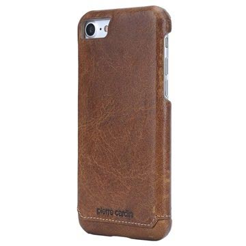iPhone 7/8/SE (2020) Pierre Cardin Leather Coated Case - Brown
