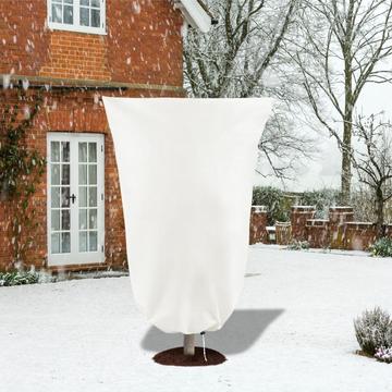 Plant Frost Protection Cover / Breathable Nonwoven Winter Guard - 80x120cm - White