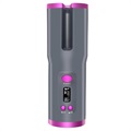 Portable Cordless Automatic Curling Iron - Black