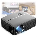 Portable Full HD LED Mini Projector GP80 - 1080p - Black