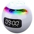 Portable Bluetooth Speaker with LED Alarm Clock