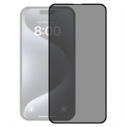 iPhone 17 Pro Prio 3D Anti-Spy Tempered Glass Screen Protector - 9H - Black Edge