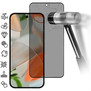 Google Pixel 10 Pro XL Privacy Full Cover Tempered Glass Screen Protector - Black Edge