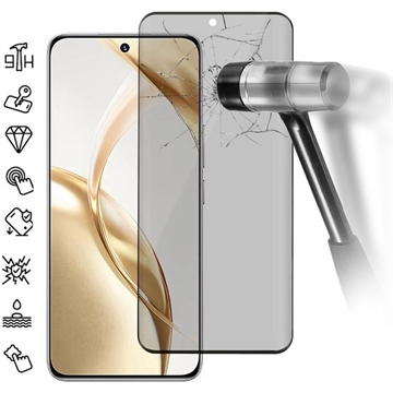 Honor 200 Privacy Full Cover Tempered Glass Screen Protector - Black Edge