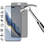Honor Magic6 Pro Privacy Full Cover Tempered Glass Screen Protector - Black Edge