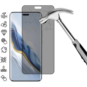 Honor Magic6 Pro Privacy Full Cover Tempered Glass Screen Protector - Black Edge