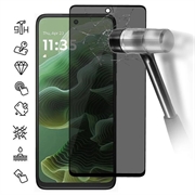 Motorola Moto G35 Privacy Full Cover Tempered Glass Screen Protector - Black Edge
