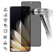 Oppo Find N5 Privacy Full Cover Tempered Glass Screen Protector - Black Edge