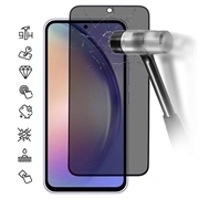 Samsung Galaxy A55 Privacy Full Cover Tempered Glass Screen Protector - Black Edge