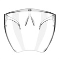 Protective Splash Proof Plastic Face Shield - Transparent